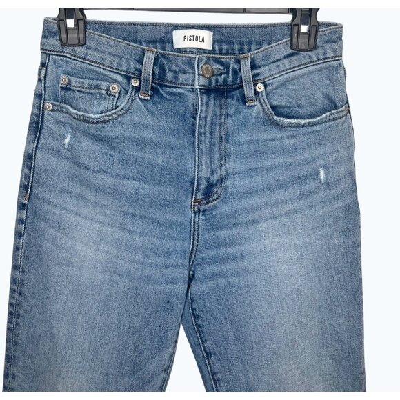 Pistola Monroe Crop High-Rise Cigarette Jeans (Notting Hill Vintage) Size 27 - Picture 11 of 16